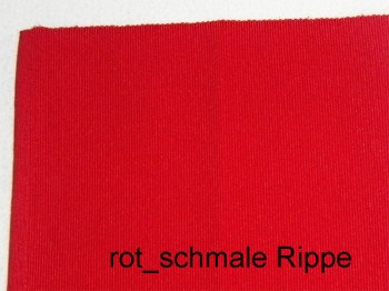 Platzset rot schmale Rippe